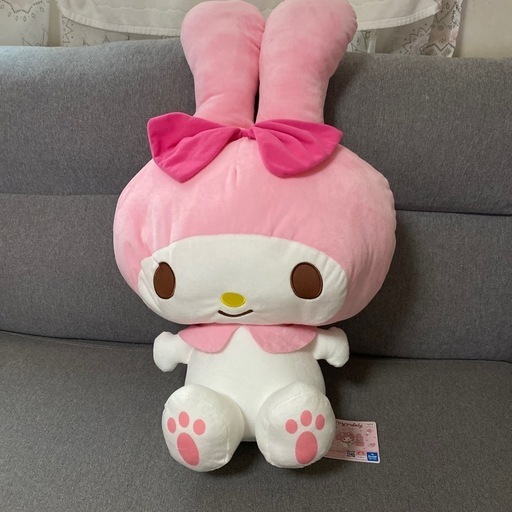マイメロディ超超BIGぬいぐるみ みみむすび 新作プライズ　タグ付き　特大