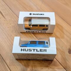 【未開封・新品】非売品 ハスラー プルバックカー ブルー、イエロ...