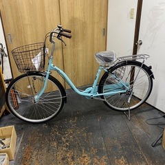 新車　ラピス　26インチ　カートリッジBB　LEDオートライト　ローラーブレーキの画像