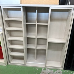 【ドリーム川西店御来店限定】組立式スライド収納棚／クリーニング済み 【2001287255605023】の画像