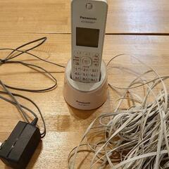 電話機　panasonic kx-fkd509-p