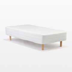 無料【無印良品】セミダブルベッド【カバー洗濯可】