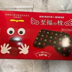 【決定】ガチャピン　ムック　至福の枕　クッション
