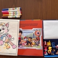 パウパトロール パウっと出動 パウパトローラー ぬりえ&絵本おまけ付きの画像