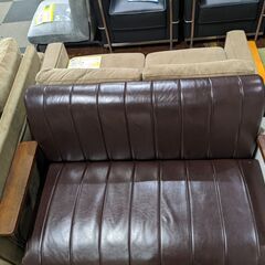 ⭐️人気⭐️ニトリ（Nシールドステイン2KD DBR）2PソファNo.1694