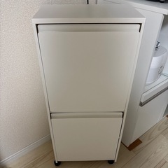 2段式　キャスター付　ゴミ箱