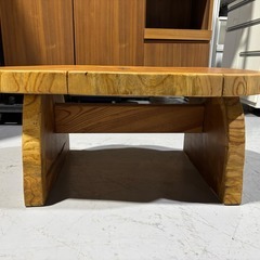 天然木一枚板 座卓ローテーブル 重厚 センターテーブル 幅90cm