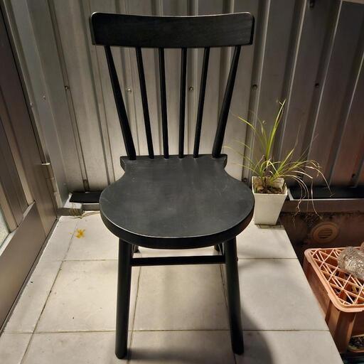 IKEA ノッラリード チェア 椅子 黒
