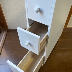 トイレラック 隙間収納 キャスター付き 直接引き取りのみの画像