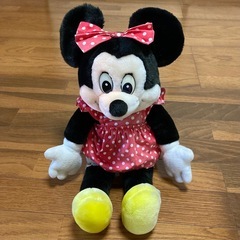 Disney ★ ミニーマウス　ぬいぐるみ　レトロ