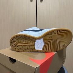ナイキ Nike SB ダンクロー　オレンジラベル　ホワイトネイビー　26cmの画像