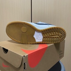 ナイキ Nike SB ダンクロー　オレンジラベル　ホワイトネイビー　26cmの画像