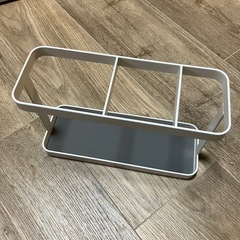 【美品】山崎実業 ドライヤー&ヘアーアイロンスタンド タワー ホ...