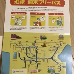 近鉄週末フリーパス　12/15  葛城山ロープウェイ割引券つき　近鉄株主優待券　の画像