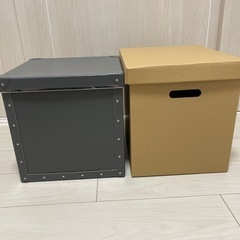 収納ボックス　２個セットの画像