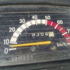 ヤマハメイト　２スト　Ｖ８０　風防＆カゴ付き　ワンオーナー実走行　１９８１年１２月　整備ベースの画像
