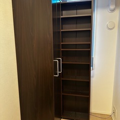 3連 スリムラック 本棚 漫画収納の画像