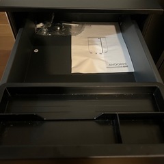 キャスター付きキャビネット　引き出しの画像
