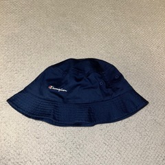 Champion ネイビー バケットハット アメリカ国旗刺繍