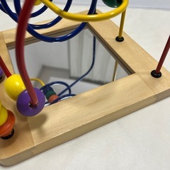 【お取引決定】ルーピング　ビーズコースター(鏡付き)の画像