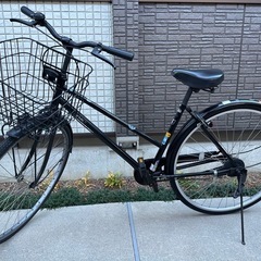 自転車　27インチ　ブラック　