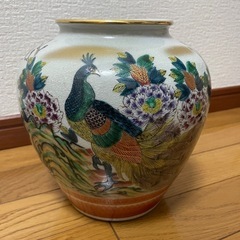 九谷焼 松園 花器