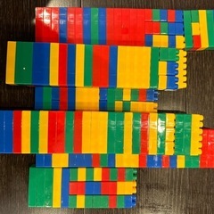 ブロック　テーブル椅子セットの画像