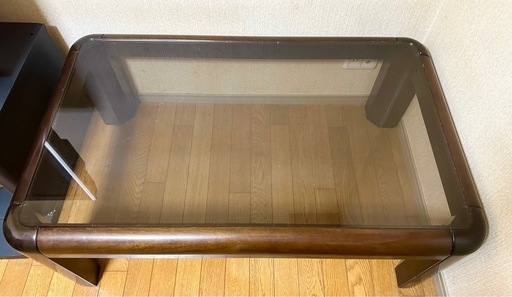 引き取り　ガラス板テーブル