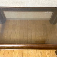 引き取り　ガラス板テーブル