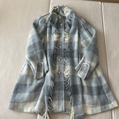 コート　グレー　冬　羽織　Mサイズ相当