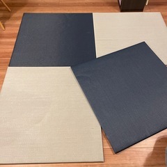 琉球畳、置き畳、畳マット88×88cm4枚の画像