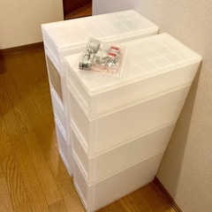 【決定】無印良品 スリムストッカー 隙間収納 キャスター付き　２つセットの画像