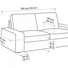 IKEAソファ 最終値下げ買得品早い者勝ち1月9日迄に引渡しできる方限定の画像