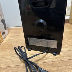 アイリスオーヤマ 人感センサー付 セラミックファンヒーター JCH-122D-B ブラックの画像