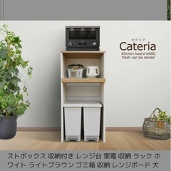 【取引中】炊飯器・レンジが置ける★キッチン棚