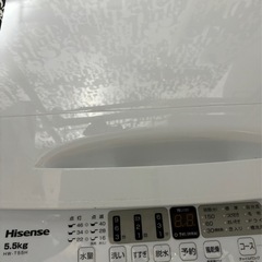 Hisense洗濯機 2024年製 hw-t55h 5.5kg