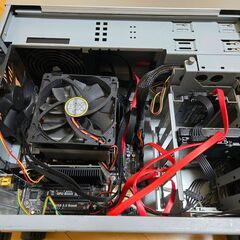 【中古】自作PC Windows10 Intel Core i7 4770K メモリ16GB  3画面同時表示グラボ搭載の画像