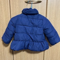 SIMPLE FREE ダウンコート 100cm ネイビーの画像