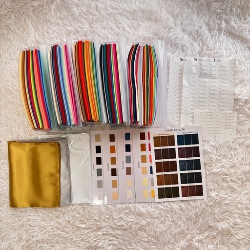 【新品】パーソナルカラー診断４シーズン120枚+テストドレープ32枚その他セット 新品】パーソナルカラー診断4シーズン120枚+テストドレープ32枚