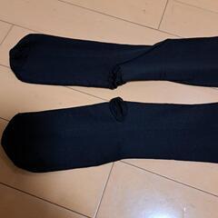 ろー10【未使用新品】足全体をカバーする超々ロングソックス・スポーツソックス　3XL／5XL の特大サイズ  黒　太ももから爪先までフルカバーの画像