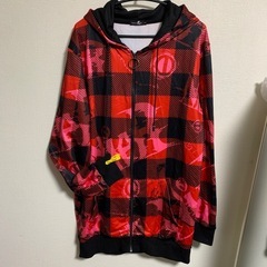 NieR CLOTHING 赤パーカー  パーカー パンク ロック
