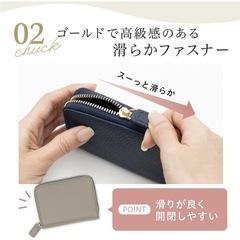 値下げ！本革ミニ財布の画像