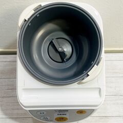 ZOJIRUSHI/象印/力もち/マイコンもちつき機/BS-ED10/ホワイト/5合～1升/全自動/1台4役/2016年製/コンパクト/E0DZ0110の画像