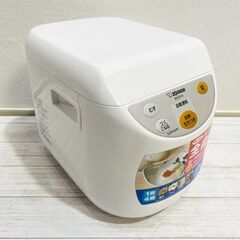 ZOJIRUSHI/象印/力もち/マイコンもちつき機/BS-ED10/ホワイト/5合～1升/全自動/1台4役/2016年製/コンパクト/E0DZ0110の画像