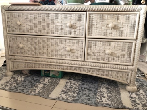 籐製チェスト (Hana) 横浜の収納家具《タンス、衣類収納》の中古