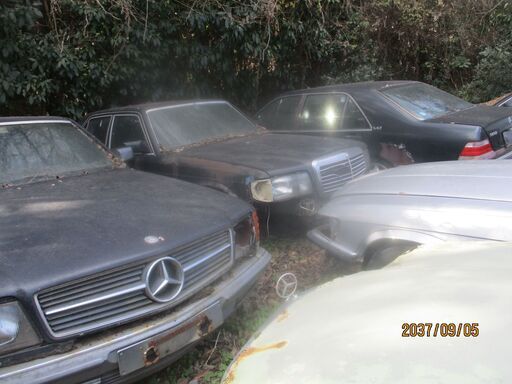 Mベンツ126-300SEリサイクル部品取り車