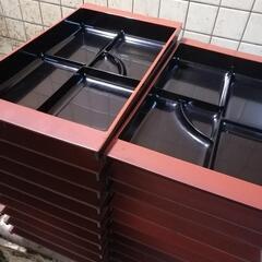 パーティーお持ち帰りパック２０＋松花堂弁当箱19客＋4客、懐石膳20個の画像