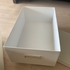 箱　ホワイト２つセットの画像