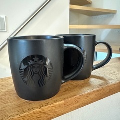 スタバ　マグカップ　マットブラック　　