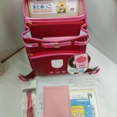 ①未使用フワリ ランドセルCOLORDP赤　カーマイン×パールピンクの画像